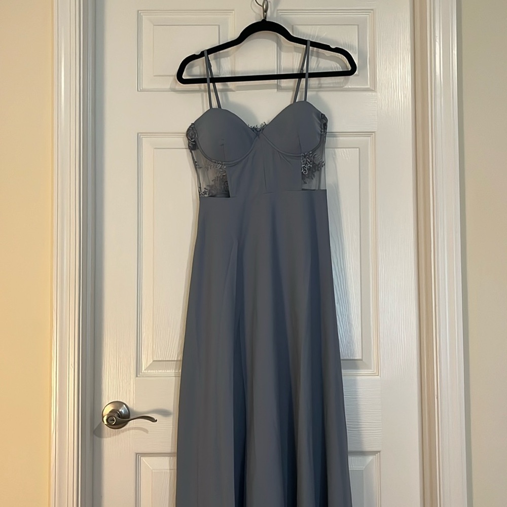Lace corset Maxi dress